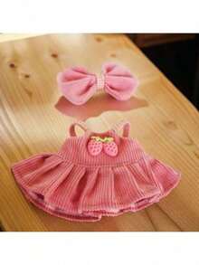 全新 1 套第 1 代第 2 代第 3 代 15-17 厘米吊坠粉色蝴蝶结草莓甜心套装适用于 娃娃，适合 派对聚会 - 彩色 - 查看 17