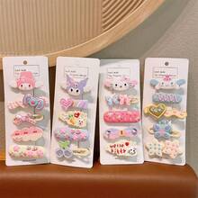 (Autorizzato) Nuovo Molletta per capelli Kuromi Katy Cat Meat Cinnamon Roll Meileti di Sanrio, raffinato accessorio per capelli di alta qualità per bambine, decorazione per capelli Sanrio, scelta perfetta per foto e check-in, regalo di compleanno, regalo di Natale