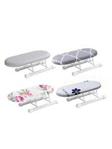 1 块带折叠腿的迷你熨衣板，适用于衣领和袖口，迷你熨衣板，其他缝纫工具及配件，便携式家用衣服熨烫架，家居用品耐热熨烫罩 - 彩色 - 查看 4