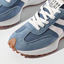 Women's Minimalist Training Shoes, Retro Lace-Up Round Toe Rubber Sole Sneakers, Low-Top Casual Athletic Shoes, Lace-Up Round Toe Walking Shoes