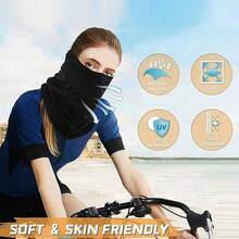 4 Pares Bandanas y Mangas de Brazo para Hombre y Mujer, Pauelos y Manguitos con Proteccin UV, Ideales para Ciclismo, Escalada y Deportes, Material Transpirable, Colores Neutros - inicial - Ver 5