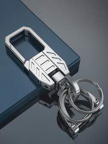 1 pieza Llavero metálico mecánico, accesorio de llavero de coche de alta gama, regalo - Multicolor - Ver 3