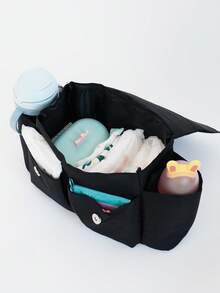 Baby Stroller Hanging Bag Storage Bag Mommy Bag - Black - View 2