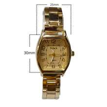 Women's Metal Watch, Classic Barrel Style, Small Launch - Rượu sâm banh - Xem 4