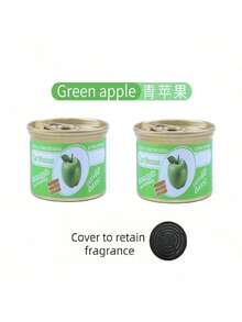 2pcs Car Flavoring Car Air Fresheners Air Freshener Canned Wood Blocks Long-Lasting Auto Aromatherapy Car Deodorant Bubble Gum Scent,Suitable For Use In Cars, Homes And Offices - 彩色 - 查看 20