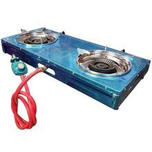 Double Propane Cooking Stove Countertop Cooker OutDoor Camping 28,000 BTU 859176020585| - 1 - Xem 2