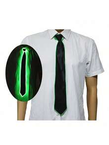 1 قطعة ربطة عنق/ربطة فراشة مضيئة بالليد، ديكور هالوين، تضيء في النوادي الليلية والحانات والحفلات والعروض، إكسسوار زي الأصدقاء للحفلات