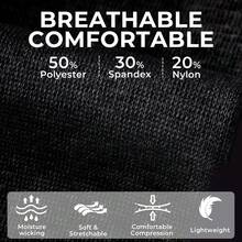 NeoTech Care Ankle Support Sleeve - Open Heel, Light, Elastic & Breathable Knitted Fabric - Medium Compression - Men, Women, Kids - Right Or Left Foot (Black Color, Size, 1 Pair) - Beige - View 5