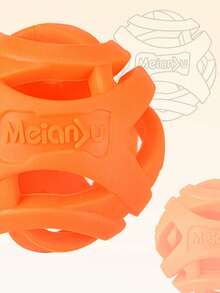2Pcs Meianju Pet Dog Hollow Ball Toy, Molar - Resistant Elastic Rubber Ball, Outdoor Throwing & Self - Amusement For Boredom Relief, A Great Helper For Interaction And Companion