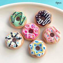 Creative Cute Mini Donut Fridge Magnets, Personalized Kitchen And Office Whiteboard, Storage Cabinet, Fridge Magnets, Kitchen Decor, Home Decor - Multicolor - View 13