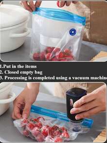 RAF 便携式真空封口机，快速加热，USB充电，真空密封防潮防异味，适用于厨房、旅行和野餐时密封食物。秋冬季、万圣节和感恩节特惠。 - 彩色 - 查看 11