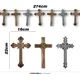 Fiestas Guirca Decorative Cross Garland For Religious Celebrations And Spiritual Events, Adorned With Wooden And Metal Crosses, Perfect For Church Decorations, Themed Events Or Unique Decorations At Home And Venues - Multicolor - View 2