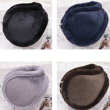 10-16岁毛绒加厚毛绒保暖耳套冬季男女童耳套纯色学生防寒背戴式耳罩 - 彩色 - 查看 5