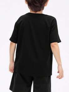 Young Boys T-Shirts - Multicolor Black - View 2