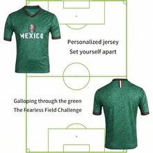 2022 2024 Copa America Fan Soccer Jersey - Argentina, Brazil, Mexico USA - México + CH - Ver 4