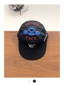Embroidered Letter Plaid Flat Brim Baseball Cap, Versatile Petite Face Flattering Baseball Cap, Niche Fashionable Streetwear Hip Hop Cap, Unisex Retro Embroidered Flat Top Baseball Hat, Minimalist Versatile Fashionable Unisex Korean Style Duck Tongue Sun Protection Cap