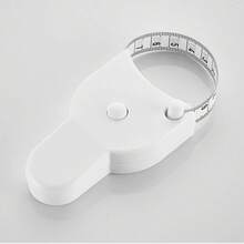 Self-Retractable Body Measuring Tape With Y-Shaped Handle - 60 Inch Soft Flexible Fiberglass Tape Measure For Accurate Weight Loss, Fitness, Sewing & Tailoring, Waist Arm Leg Chest Circumference Tracking - White - View 8