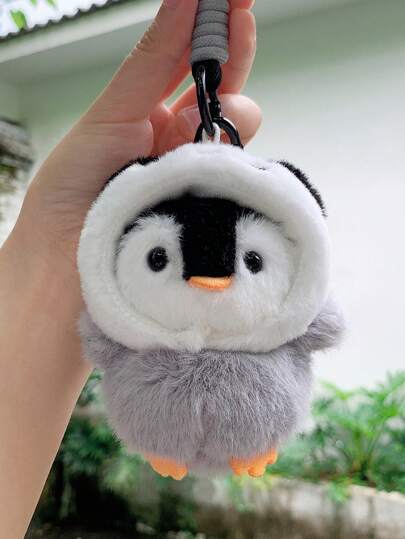 Llaveros con colgantes de pingüino con capucha de panda, encantos de bolso y colgantes de cumpleaños - Llaveros para coche/mochila para hombres y mujeres | Regalo ideal para novia y accesorios de coche para mujer