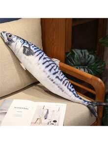 40/60 cm realistyczne pluszowe zabawki w kształcie ryb, zwierzęta z miękkim wypełnieniem, pluszowe poduszki z rybami oceanicznymi i słodkowodnymi, łosoś/saury/tuńczyk/granik/pomfret/głowogon wężogłowy itp., kreatywne zabawki dla kotów i psów, specjalne dekoracje do pokoju, prezenty urodzinowe dla dzieci, prezenty na Halloween, prezenty świąteczne, prezenty noworoczne, prezenty na Święto Dziękczynienia, prezenty na Walentynki.