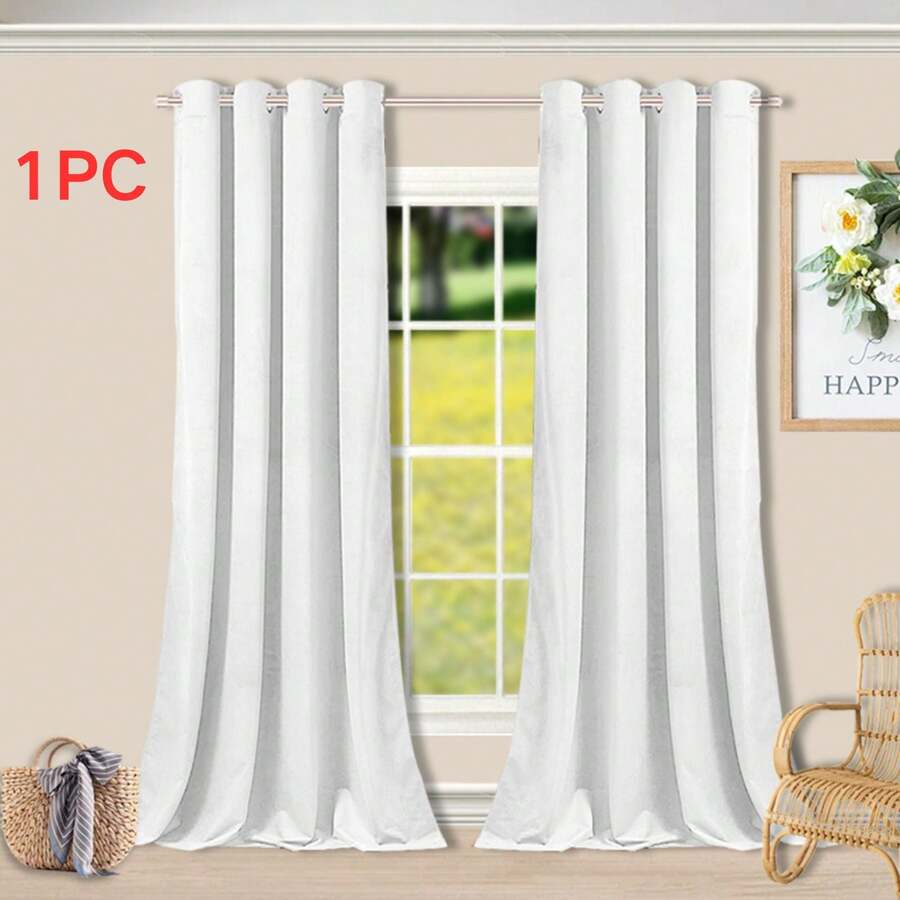 1 perdea groasă din catifea olandeză, în stil minimalist european, potrivită pentru decorarea camerelor de zi, a dormitoarelor, a festivalurilor, a Ajunul Crăciunului și a Halloweenului.