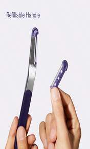 Flamingo Dermaplane Blades Refills, Face Razors For Women, Smooth Skin, 4 Count - ColorA - 查看 5