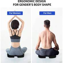 Gel Enhanced Cushion - Foam Chair Pillow With Cooling Gel Sciatica Coccyx Back Tailbone - Office Chair Car Cushion - 凝膠增強座墊 - 查看 8