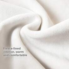 1pc Winter Warm Fleece Knee Pad, Anti-Slip Joint Knee Sleeve, Knee Brace For Arthritis And Meniscus Protection - Grey - View 5