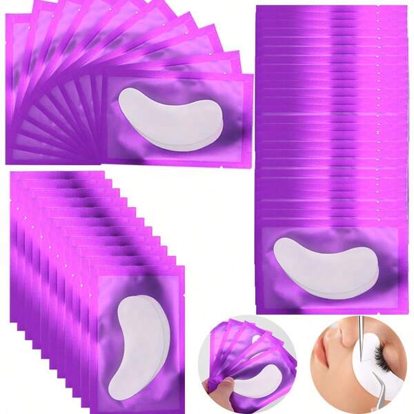 100/50/20 szt. podkładek do przedłużania rzęs, podkładki izolacyjne do przeszczepu rzęs, narzędzia do makijażu, podkładki do przedłużania rzęs, podkładki do rzęs lewych i prawych, różowe i kolorowe opakowanie, nawilżająca żelowa maska pod oczy, Eyelash Extension Companion – wzbogacony nawilżającymi i kojącymi ekstraktami roślinnymi, odpowiedni do każdego kształtu oczu, profesjonalne narzędzia do makijażu, niezbędne dla długotrwałego efektu, zestaw do przedłużania rzęs, narzędzia do przedłużania rzęs, jednorazowe naklejki na rzęsy