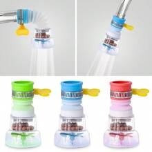 1 Faucet Filter, Universal Faucet Filter, Extended Extender, Kitchen Faucet Filter, Splash-Proof Extender. Suitable For Kitchen Use, Perfect For Washing Vegetables And Dishes. Bathroom Basin Faucet Extender. Rotatable Faucet Extender, Supports Both Hot And Cold Water. Kitchen Water-Saving Tool. Universal Interface Faucet Filter With 360° Rotation. Universal 360° Rotating Filter, Suitable For Faucets With Diameters Of 15-32mm. Removable And Washable Filter Cartridge. 360° Rotating Filter, Reusable For 3-6 Months. Faucet Extender, Splash-Proof, Water-Saving. Tool-Free Installation. 360° Rotating Faucet Filter. - Random - View 5