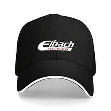 1pc Eibach Men'S Baseball Cap With Red "Eibach" Text - Lightweight, Breathable Polyester, Machine Washable - Ideal For Fitness & Outdoor Sports, Casual Style, Baseball Cap - trắng - Xem 1