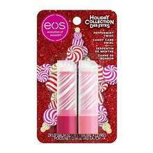 Eos Holiday Lip Balm Sticks- Peppermint Twist &Amp; Candy Cane Swirl, Limited-Edition Skincare, Stocking Stuffers, 0.14 Oz, 2-Pack - ColorB - 查看 1