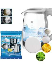 Jakehoe Descaling Effervescent Tablets, Cleaning Kettle & Coffee Machine Limescale And Stains (Random Delivery Of New And Old Versions)