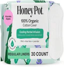 The Honey Pot Company - Herbal Pads For Women - Overnight W_Wings - Infused W_Essential Oils For Cooling Effect &Amp; Organic Cotton Cover - Feminine Care - 12 Ct - 顏色D - 查看 1