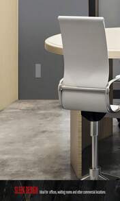 ENERLITES Blank Cover Wall Plate, Gloss Finish, Standard Size 1-Gang 450&#34; X 276&#34;, Polycarbonate Thermoplastic, 8801-W, White