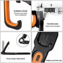 Składany pionowy stojak na rowery do montażu na ścianie, pionowy wieszak do przechowywania rowerów MTB, stojak wystawowy na rowery, klamra do parkowania rowerów