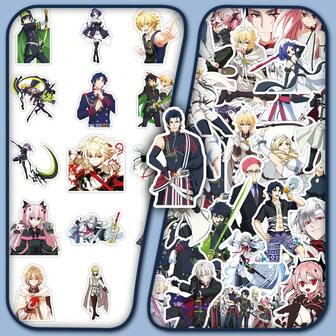 50pcs Anime Angel Cute Decorative Stickers For Album, Mirror