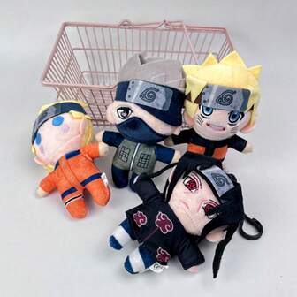 bandai 1PC Mini Plush Toy - Cute , Sasuke, Kakashi & Itachi Stuffed Doll, Super Soft Anime Backpack Charm & Bag Decor, Perfect Gift For Anime Fans, -Themed Parties