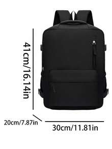 Mochila de mujer, mochila de viaje de gran capacidad, mochila para ir al trabajo/escuela, bolso de portátil de moda, bolsa de viaje de negocios de corta distancia, cumple con las regulaciones de Ryanair, Wizz Air y otras aerolíneas - Multicolor - Ver 11