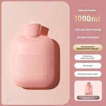 1pc Whimsical Plush Hot Water Bottle - Winter Essentials, Cozy Bed Warmer With Safety Cover For Dorm & Home Use, Cute Animal Design With Leak-Proof Seal, Perfect Gift For Chilly Nights