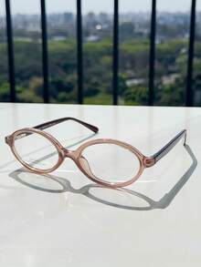 MELINDA MODA Women's Fashion Style Eyeglasses Frame - 香檳色 - 查看 1
