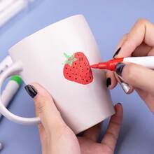 Acrylic Paint Markers Set Of 36 Colours Dual Tip Brush And Fine Paint Pens Permanent After Dry  For Rock Glass Ceramic Wood Fabric Plastic And DIY Crafts