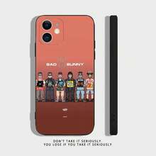 Funda de teléfono DtMF B- compatible con  16,15,14,13,12,11,Pro,X,XS,Max,XR,Plus,Mini de silicona suave negra a prueba de golpes TPU, funda compatible con  17, funda  17 Pro, funda  17 Pro Max - z3 - Ver 4