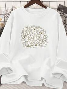 Women Undershirt Tops - White - View 2