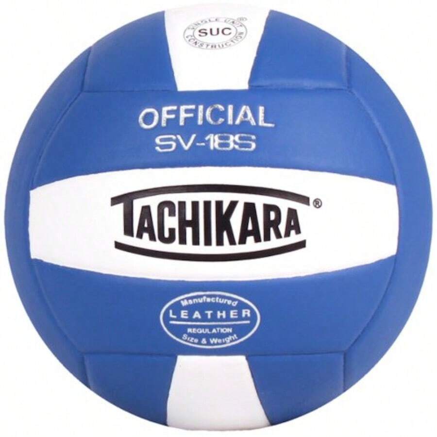 Institutional Quality Composite Leather Volleyball RoyalWhite