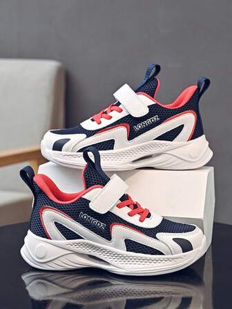 LONGDUIZHANG 1 Pair Of Double-Sided Mesh Breathable Soft Sole Wear-Resistant Sports Shoes, Boy And Girl Outdoor Leisure Walking Running Sports Shoes, Suitable For Outdoor Leisure Walking Shoes Sneakers