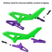 Stojak na rowery do użytku domowego, uniwersalny, podłogowy, regulowany, ekspozycyjny stojak na rowery Wheelie, do użytku wewnątrz i na zewnątrz, stojak na rowery szosowe i górskie – regulowana podstawa, stała podpórka i funkcja ekspozycji, uchwyt na rower do użytku domowego, do bezpiecznego przechowywania