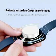 USB Charger For Apple Watch Magnetic Wireless Charger USB White - White - View 2