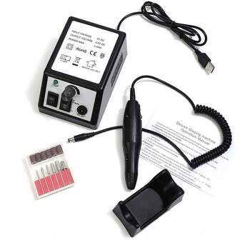 Manicure Machine 20000RPM Professional Nail Drill Electric Nail File With Speed Display Manicure Knife Pedicure Machine