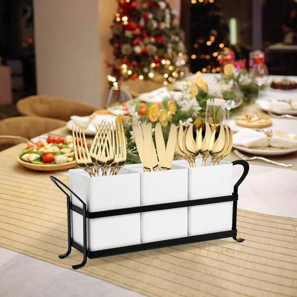 75pcs Gold Cutlery Set. Includes Oatmeal Spoons, Coffee Spoons, Yogurt Spoons, Salad Forks, High Quality, Suitable For Large Events, Parties, Weddings, Birthdays, Dinners And New Home/Kitchen Dining/Cafe/Party, High Quality