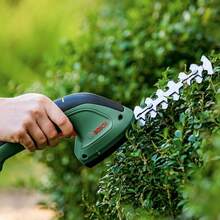 Bosch Home And Garden 3.6V Cordless Compact Hedge Shrub And Grass Shear Garden Kit Includes Shrub And Grass Blade Integrated Battery Runtime: 40 Min EasyShear . Made In Europe - Green - View 5